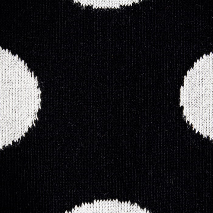 EM Men's Accessories bawełniane skarpety czarne w kropki.jpg