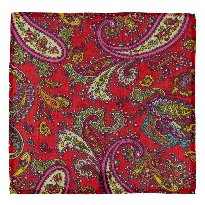 EM men's accessories poszetka bawełniana czerwona paisley  (1).jpg