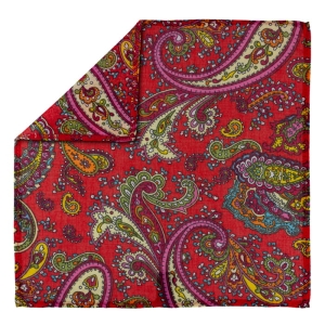 EM men's accessories poszetka bawełniana czerwona paisley (2).jpg