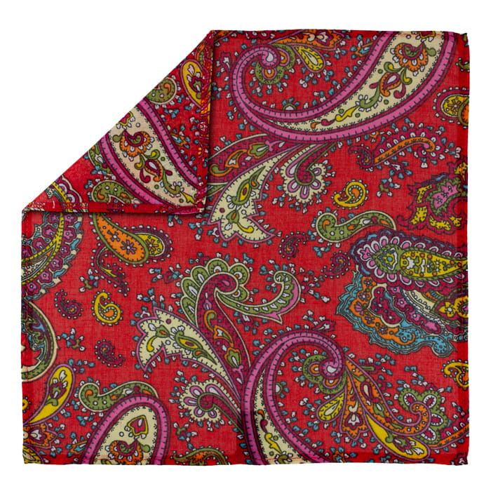 EM men's accessories poszetka bawełniana czerwona paisley (2).jpg