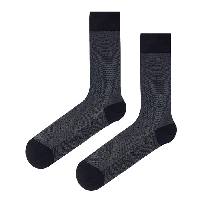 EM men's accessories skarpetki garniturowe z bambusa szare w kropki.jpg