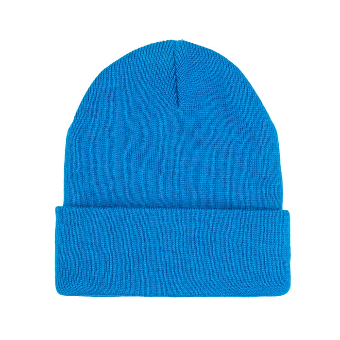 Czapka zimowa beanie - niebieska