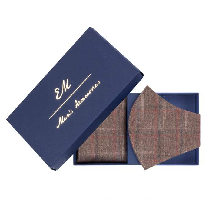 Zestaw maseczka+poszetka EM men's accessories