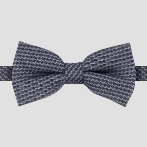 Mucha bawełniana granatowo-szara w pepitkę