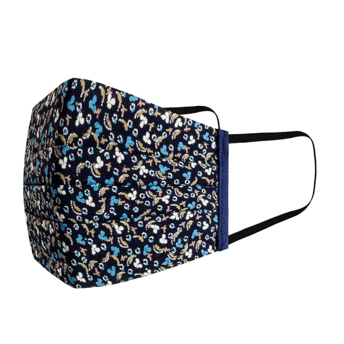 maseczka bawełniana z bawełny codzienna casual w kwiatki