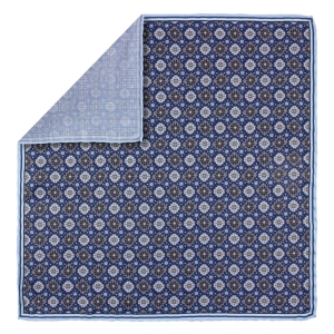 EM men's accessories poszetka jedwabna granatowa mikrowzór.jpg