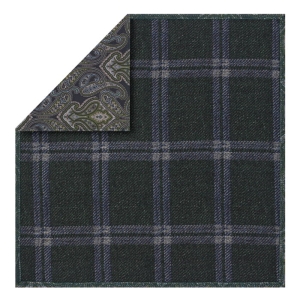 Em Men's Accessories dwustronna poszetka zielona granatowa.jpg