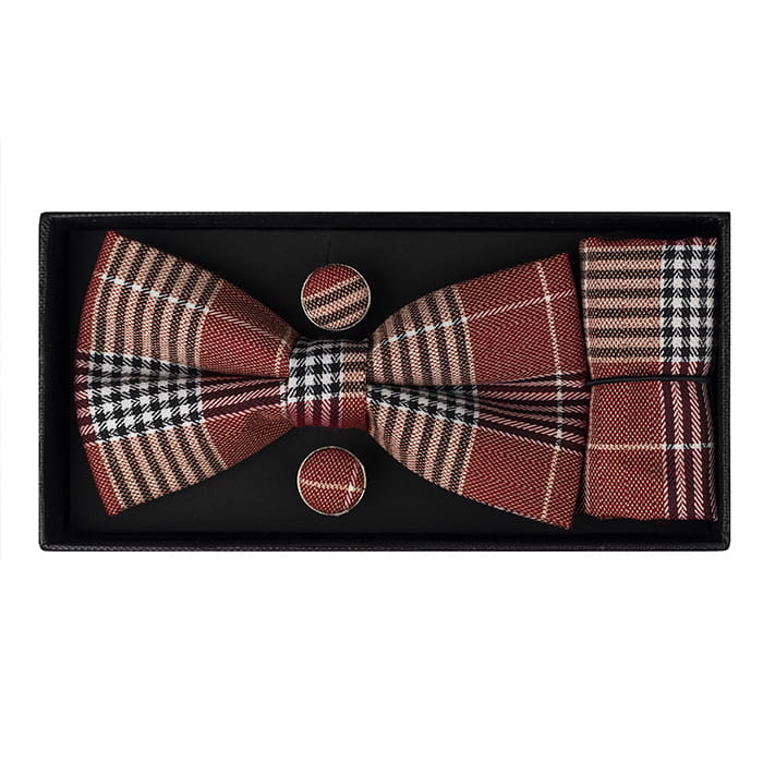 em mans accessories muszka czerwony   welna(1).jpg