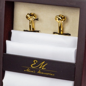 Gift set - tie + pocket square + cufflinks