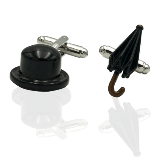 EM men's accessories spinki do mankietów melonik i parasolka.png