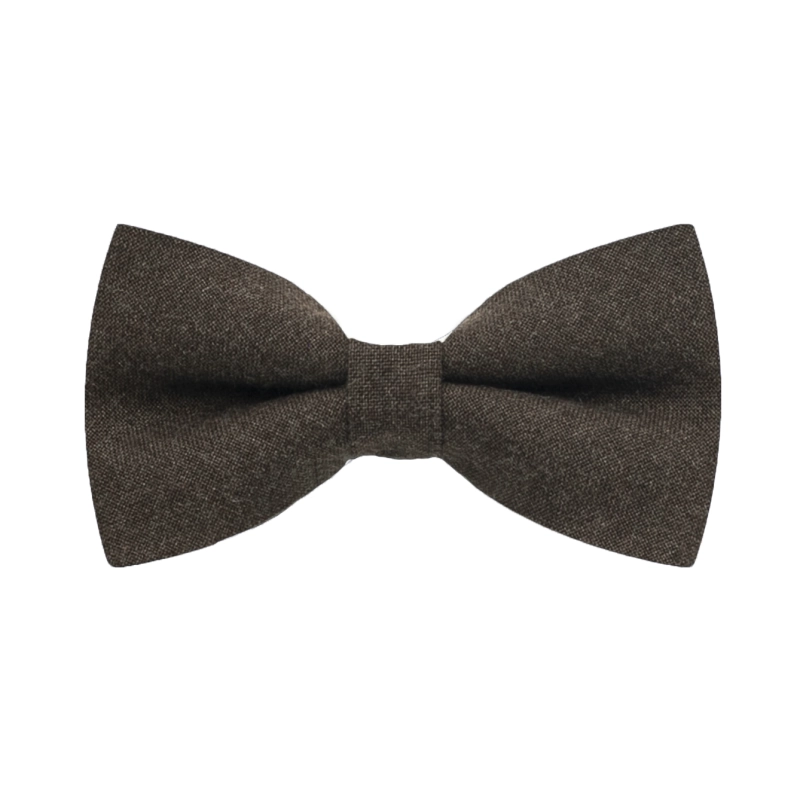 Mucha wełniana brązowa