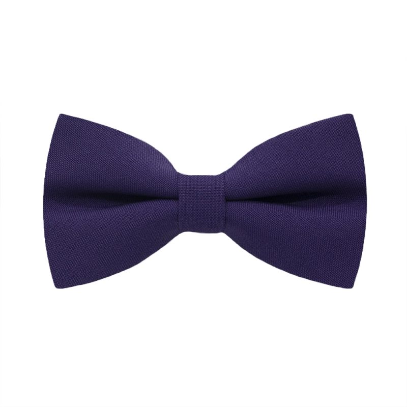 EM men's accessories mucha fioletowa gładka