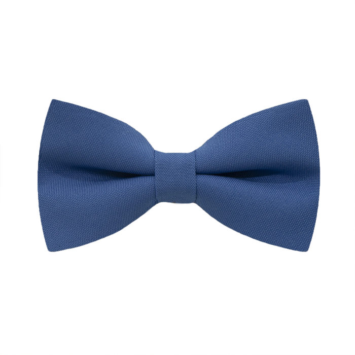 EM men's accessories mucha niebieska gładka