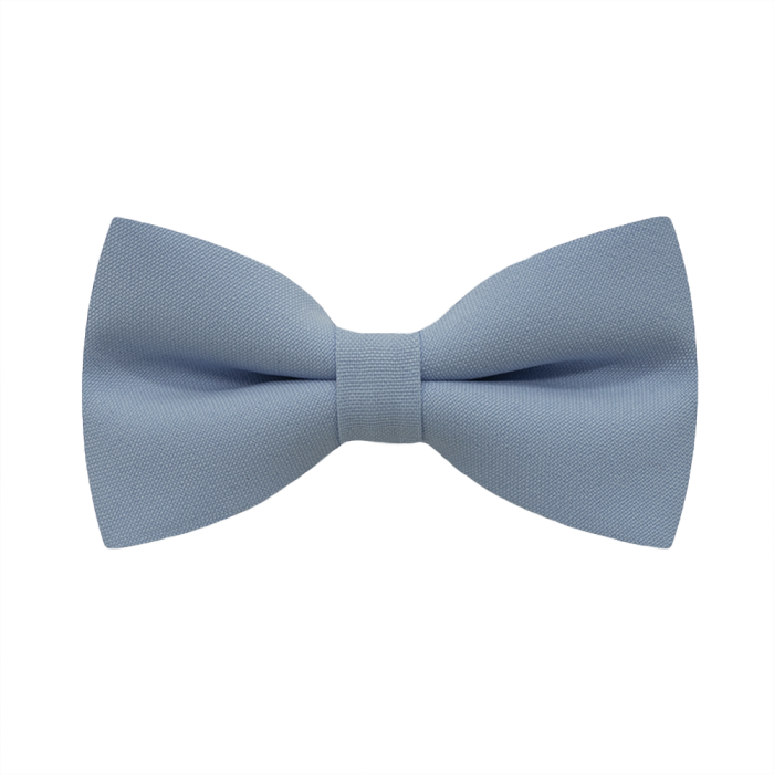 EM men's accessories mucha błękitna gładka