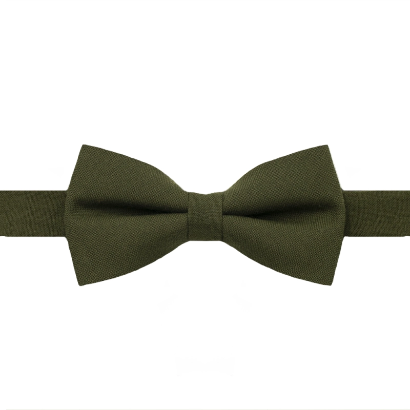 1155040300142 oliwkowe d EM men's accessories zestaw szelki wełniane+mucha wełniana