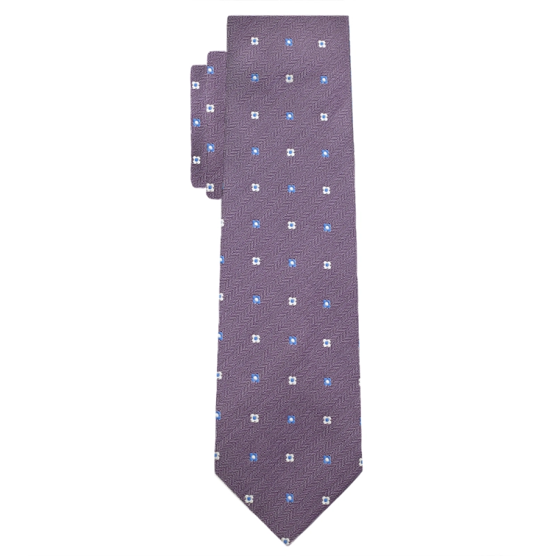 EM men's accessories krawat jedwabny liliowy