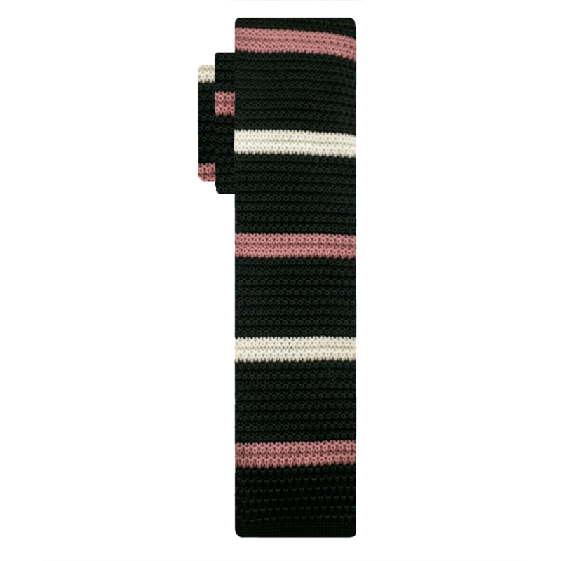EM men's accessories knit czarny w paski