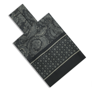 EM men's accessories fular jedwabny paisley wzory czarny.jpg