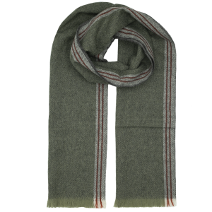 Szalik z wełny w kolorze zielonym EM 42