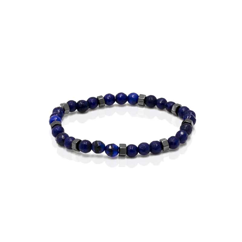 EM men's accessories bransoletka koraliki w kolorze granatowym.jpg
