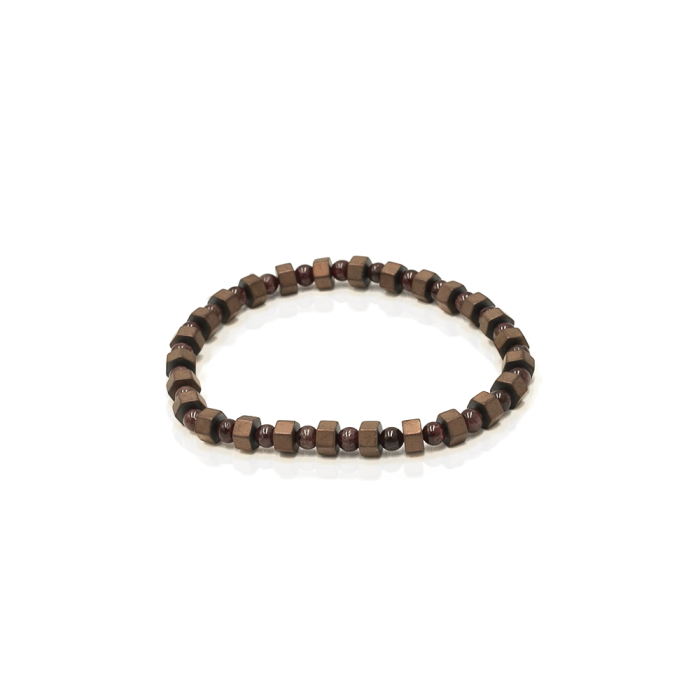 EM men's accessories bransoletka w kolorze brązowym.jpg