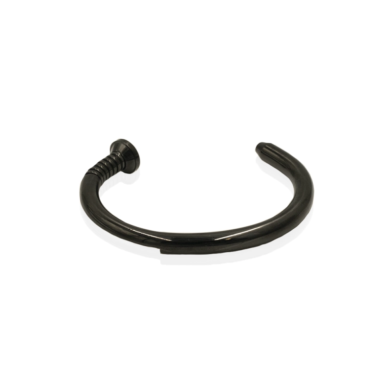 EM men's accessories bransoletka metalowa czarna w kształcie gwoździa.jpg
