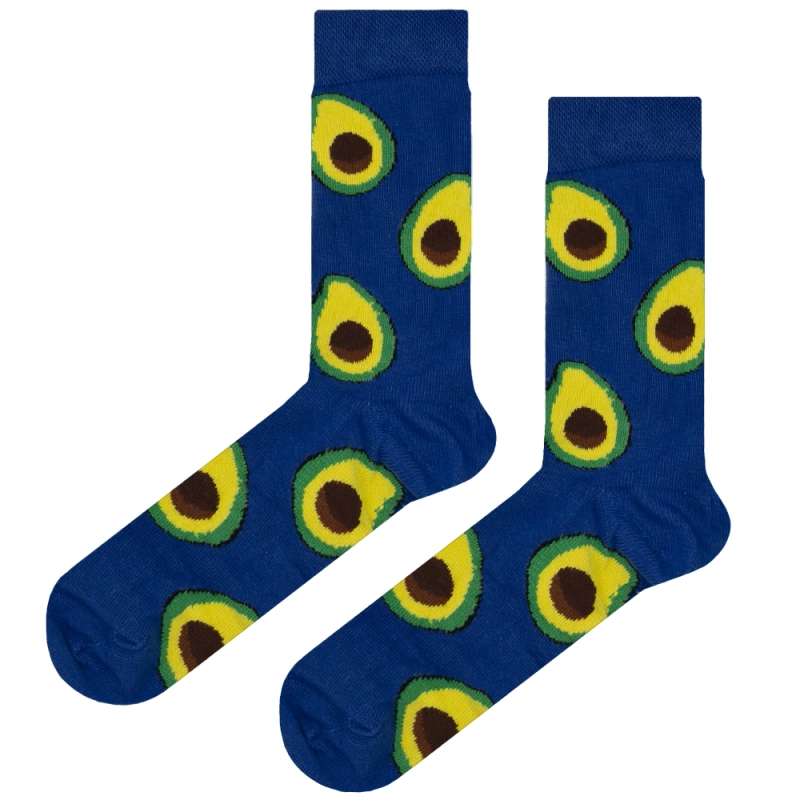 EM men's accessories zestaw ze skarpetkami niebieskie w avocado.jpg