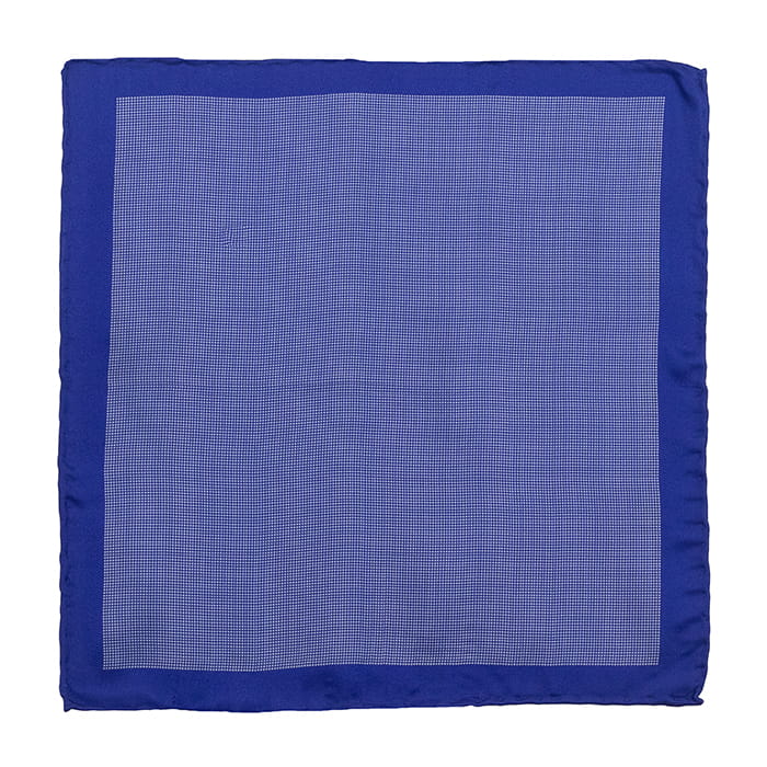 EM Men's Accessories poszetka niebieska jedwabna w mikrowzór.jpg