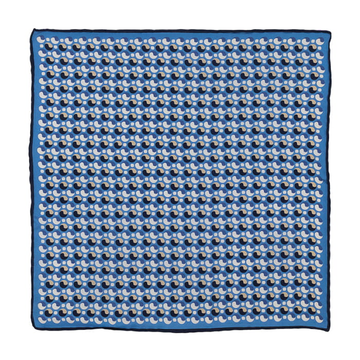 EM Men's Accessories poszetka niebieska jedwabna kropki.jpg