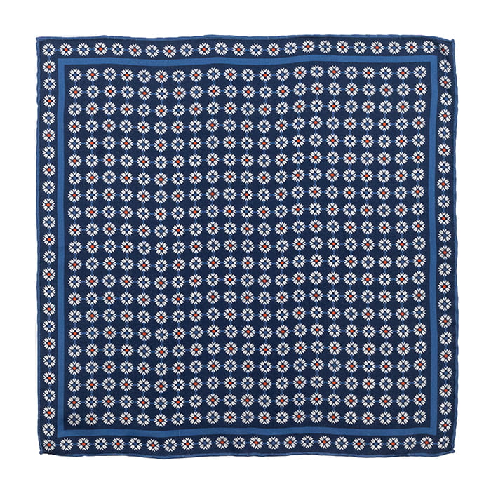 EM Men's Accessories poszetka jedwabna w okrągłe wzory.jpg