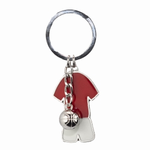 Brelok do kluczy motyw piłkarski EM men's accessories