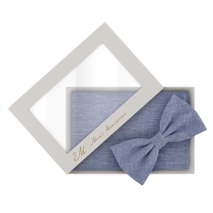 EM men's accessories zestaw mucha z posztką