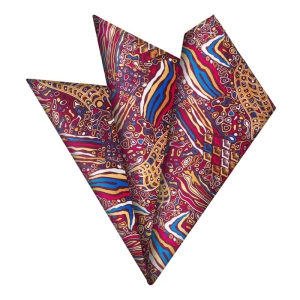 EM Men's Accessories poszetka jedwabna bordowa we wzory.jpg