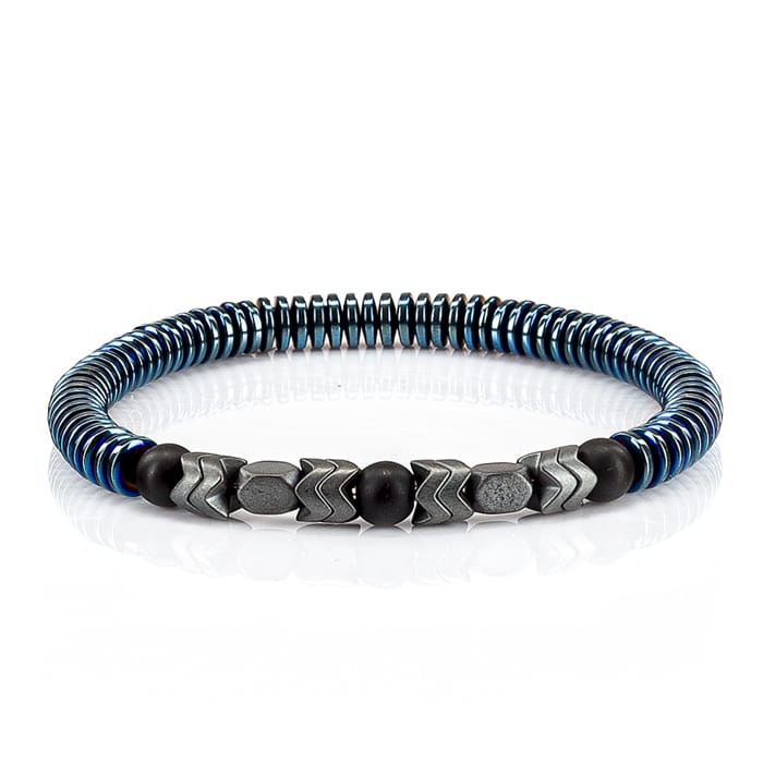 EM Men's Accessories niebieska bransoletka koraliki.jpg