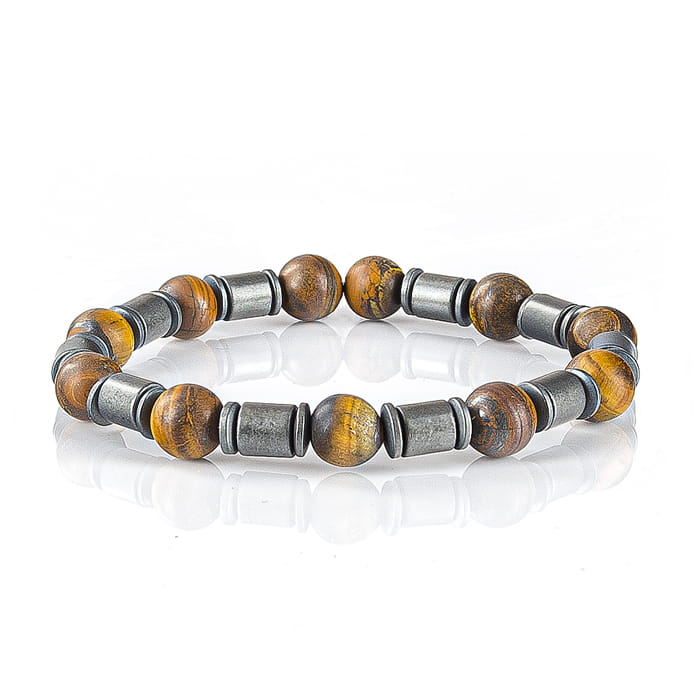 EM Men's Accessories bransoletka koraliki żółto-szara.jpg