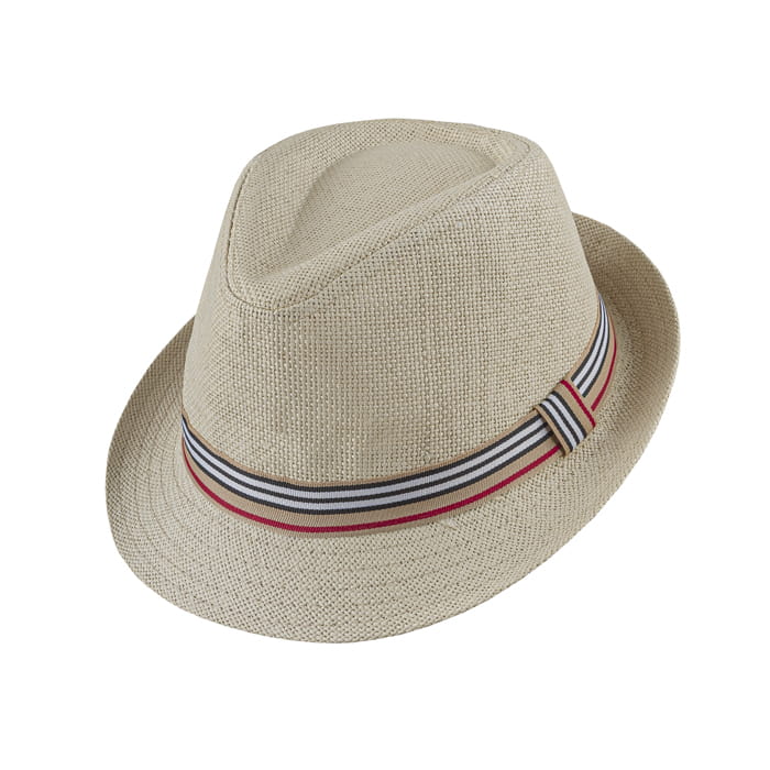 kapelusz letni em mens accessories trilby beżowy burberry