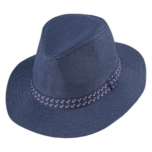 kapelusz letni em mens accessories panama granatowy