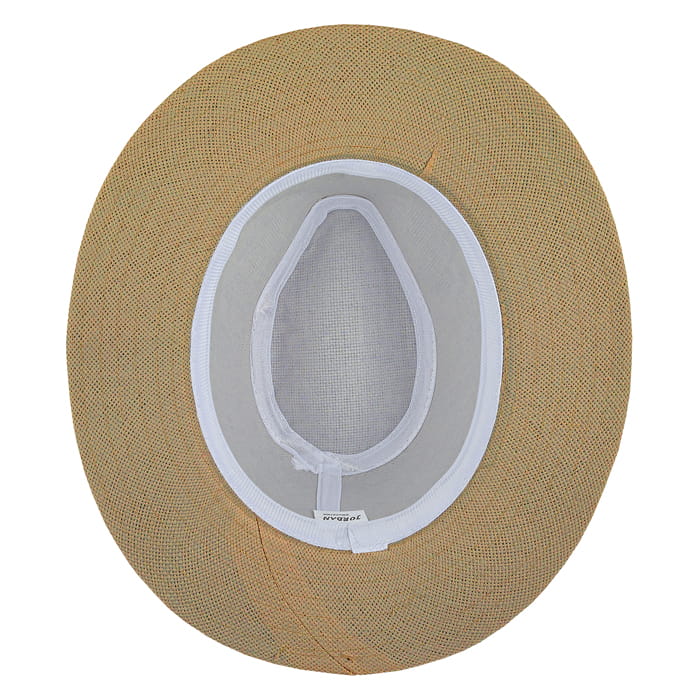 kapelusz letni em mens accessories panama brązowy kotwice