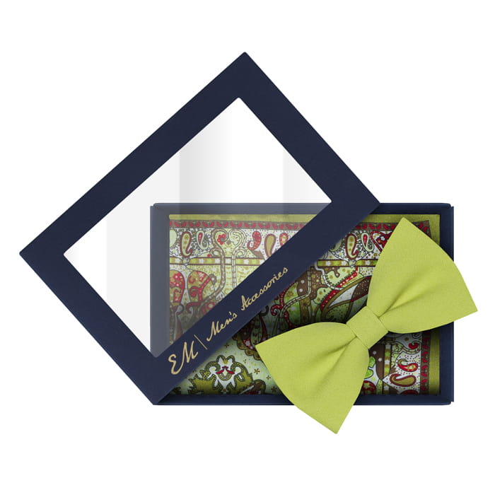 Zestaw em men's accessories mucha+poszetka