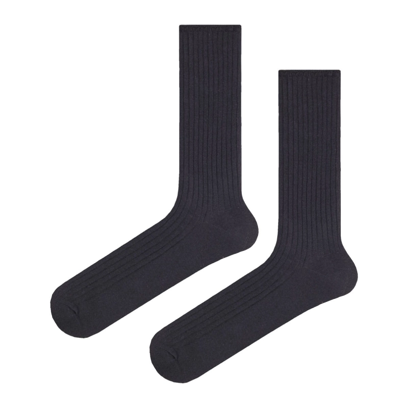 skarpety ciemnoszare prążek