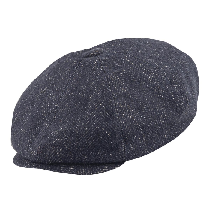 em mens accessories kaszkiet peaky blinders jodełka granatowy - cyklistówka -