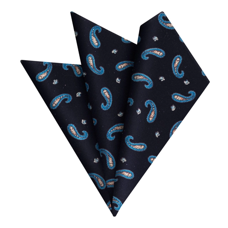 poszetka bawełniana em mens accessories paisley