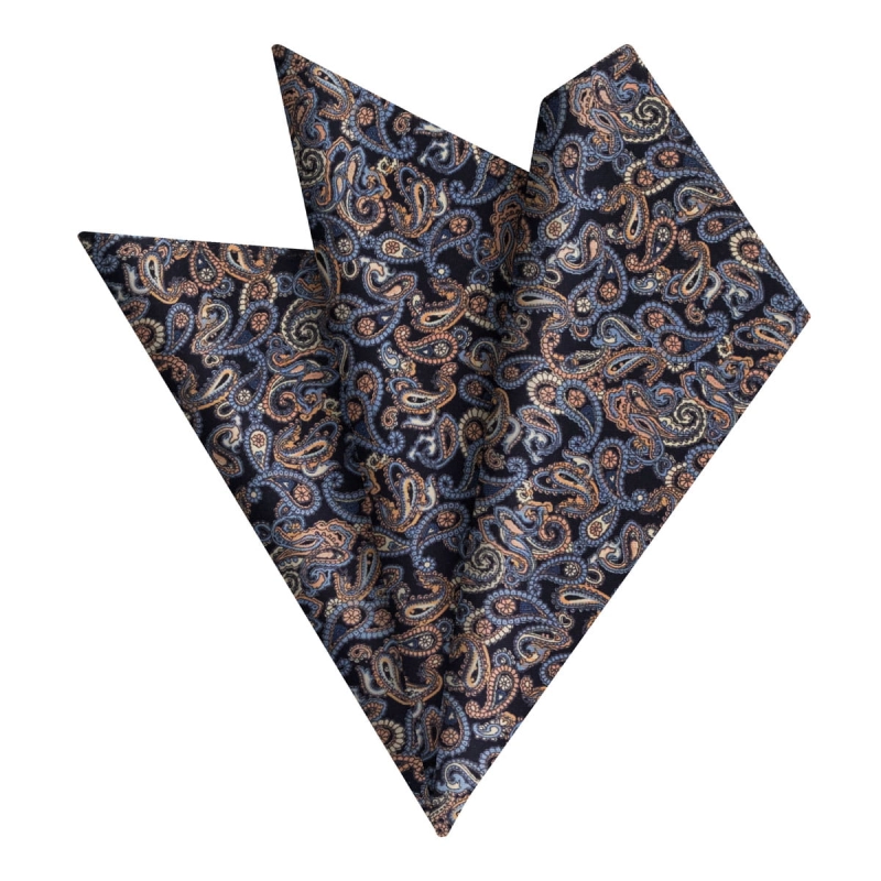 poszetka bawełniana em mens accessories paisley