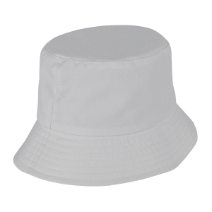 Kapelusz letni typu bucket bawełniany - kolor biały