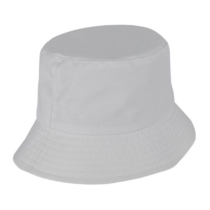 Kapelusz letni typu bucket bawełniany - kolor biały