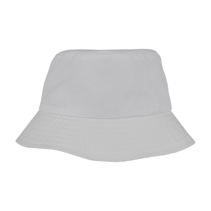 Kapelusz letni typu bucket bawełniany - kolor biały