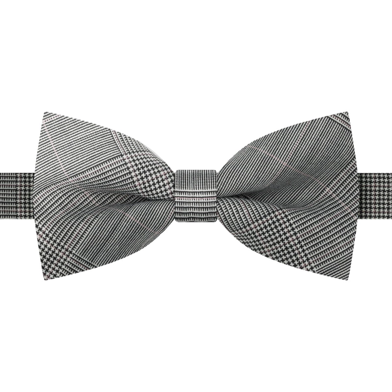 Mucha wełniana szara krata księcia walii