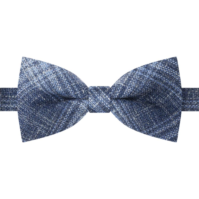 Mucha wełniana niebieska w kratę EM