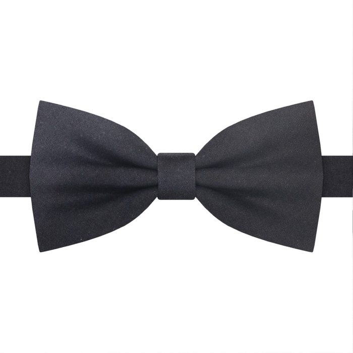 Mucha bawełniana czarna gładka