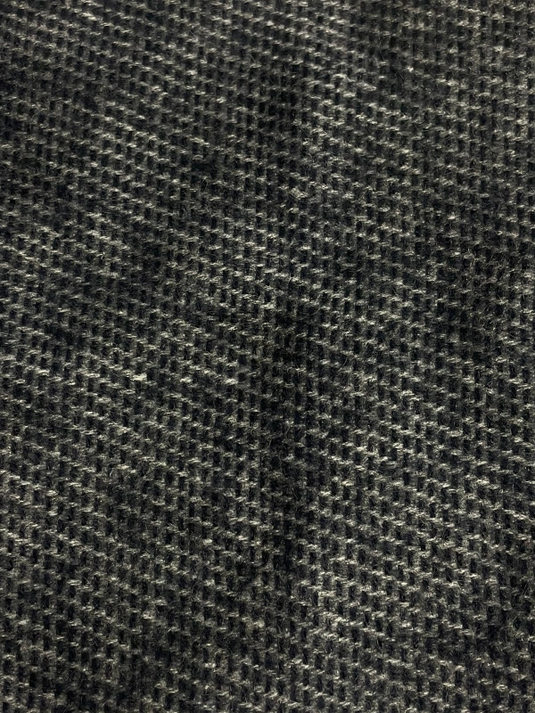 Szalik dwustronny szary granatowy melanżowy